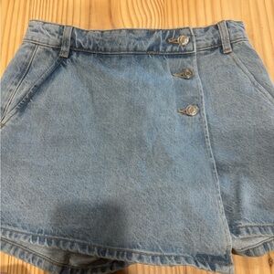 NEVER WORN Zara Light Blue Denim Skort